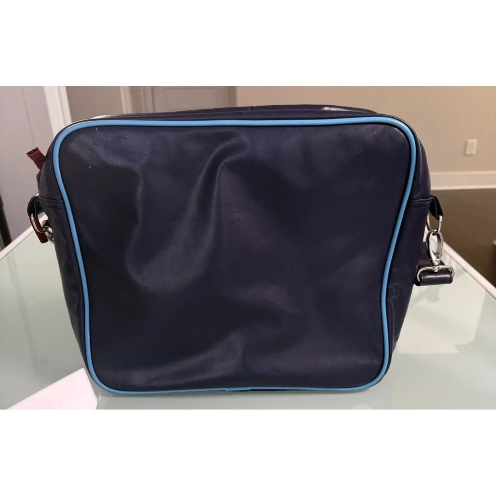 Onitsuka‎ Tiger Messenger Bag Navy Blue/Light Blue Trim Made By Asics